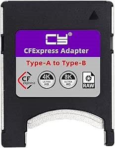 NFHK CFexpress Type-A to Type-B Memory Card Kit Case CFE CFA to CFB Adapter Compatible with Camera 8K RAW PCIe Expansion