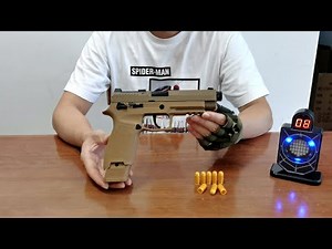 SIG Sauer P320 M17 Auto Shell Ejecting Blowback Toy Gun Unboxing 2022 - Laser Tag Pistol