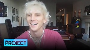 58K views · 354 reactions | He's not flexible but he is versatile - Machine Gun Kelly chats with Tommy about moving across multiple artforms, song requests from his celebrity mates, and paying his girlfirend, Megan Fox, to star in his new music video. | The Project | Facebook