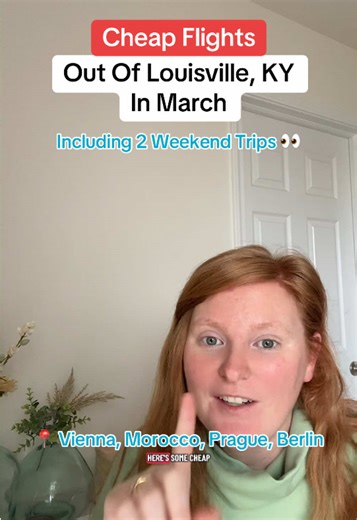 Cheap Flights out of Louisville, KY in March ✈️ #airclubpartner #cheapflights #flightdeals #flights #travel