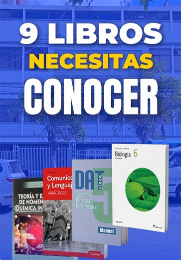 9 libros indispensables para ingresar a Odontología UMSA
