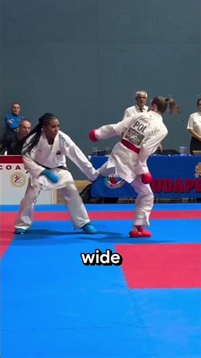 Her technique didnt work on her opponent