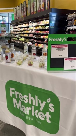 🥗 Stop by Freshlys Market for our weekend Taste Testing! We’re here every Friday and Saturday from 11am-1pm with different items for you to try! | Freshly's Market