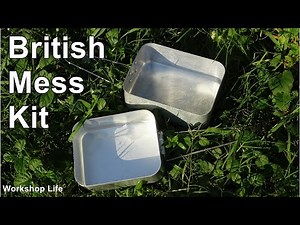 British Military Mess Kit, unbox, and the first cook.