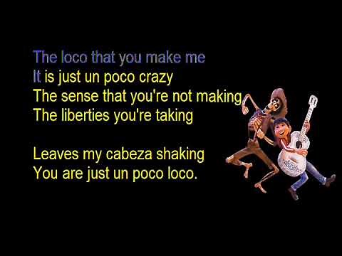 Poco Loco Videoke / Karaoke (No Vocals, with English and Spanish Lyrics)