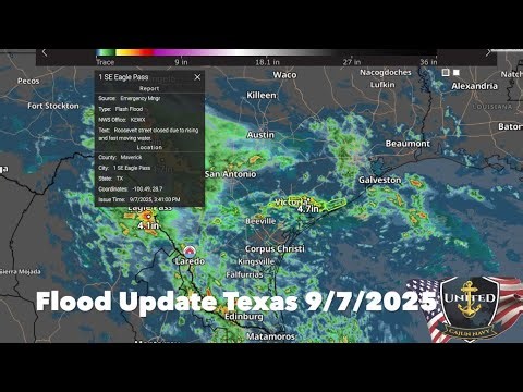 Floods in Texas Live Forecast United Cajun Navy September th 2025