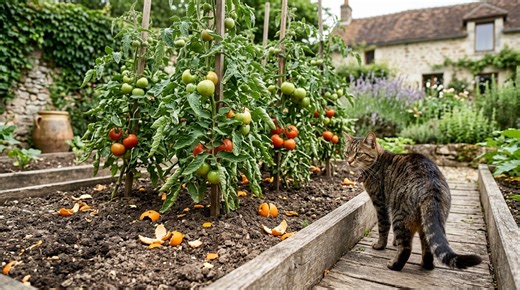 Potager ravagé par les chats : ce fruit très courant dans votre cuisine les fait fuir aussitôt au jardin