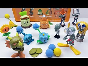Unboxing Plants vs. Zombies Toy Set | Fusion Plants | Plants vs. Zombies Trailer | ASMR Toy Review
