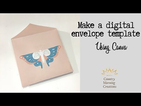 Make a Digital Envelope Using Canva for FREE!