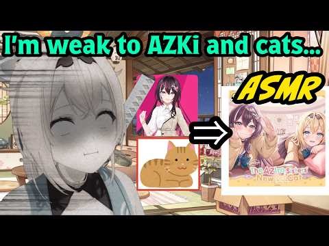 How to get Iroha, reluctant to do ASMR, to perform it🤣/AZKi＋猫⇒あずいろASMR？【Kazama iroha】[hololive clip]