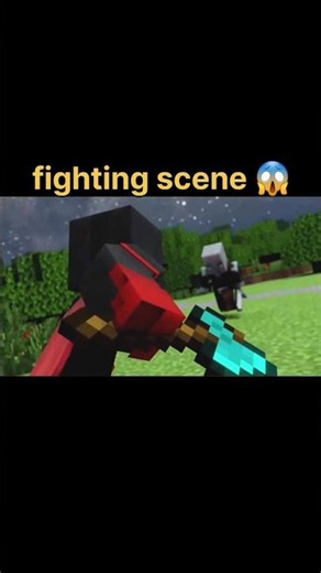 Minecraft fighting scene #buildcraft #minecraft #shortsfeed