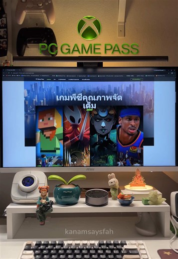 PC Game Pass จาก XBOX 🎮💫 อยากเล่นเกมอะไรก็จิ้มเลย~ เหมาะกับคนชอบเล่นเกม PC หลายๆเกม แต่ยังคุมงบได้! 💞 คนสนใจหรือดูรายละเอียดเพิ่มเติม 🔗xbox.com/pcgamepass #kanamsaysfah #PCGamePass #XBOX
