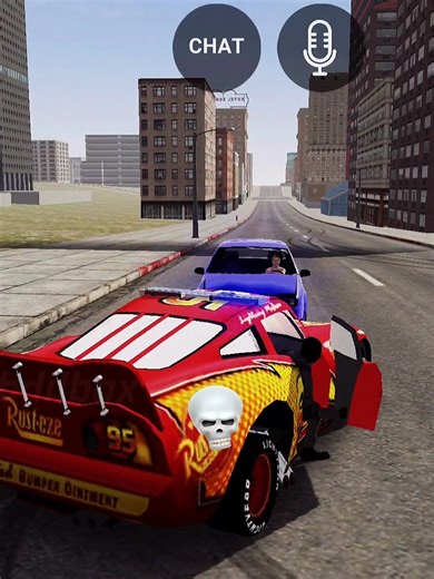 Power Of Police Cars Flash McQueen 👮