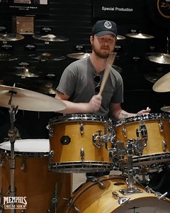 5.5K views · 101 reactions | A vintage Gretsch Drums 80s Maple Drum Set 22/12/13/18 - Natural Satin played by Miles Miller we've got in stock going for $1,999.99! More details at https://memphisdrumshop.com/products/used-gretsch-80s-maple-drum-set-22-12-13-18-natural-satin #drums #drumshop #gretschdrums #vintagedrums | Memphis Drum Shop & myCymbal.com | Facebook