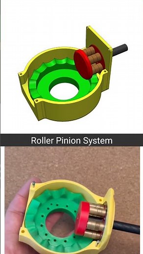 Roller Pinion System in SolidWorks | Smooth & Precise Motion!