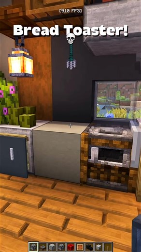 Bread Toaster Minecraft #minecraft #minecraftbuilding #minecrafttutorial