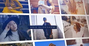 Grid Fashion Slideshow: After Effects template