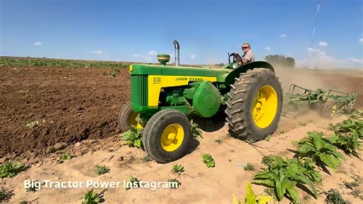 Big Tractor Power on Instagram: "@johndeere 830 Tractor Plowing #bigtractorpower"