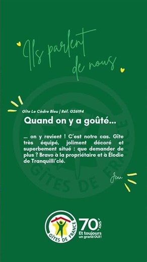 Ils ont séjourné chez nous… et ils reviennent !