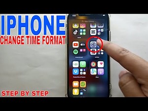 ✅ How To Change The Time Format In iPhone 🔴