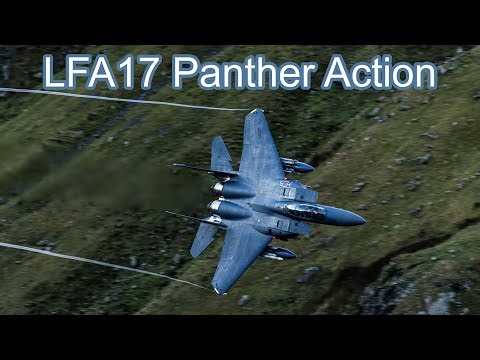 Fast Jet low fly action in LFA17