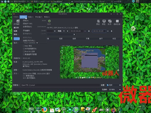 视频压缩神器HandBrake,也是剪切视频神器,跨平台（Windows，Linux，国产操作系统，Mac）