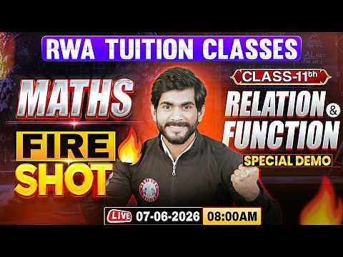 Class 11 Maths Chapter 2 Relations and Functions One Shot | 11th Maths Fire Shot | By Amit Sir