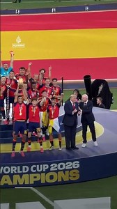Infantino tries to usher Trump away as Spain lift World Cup
