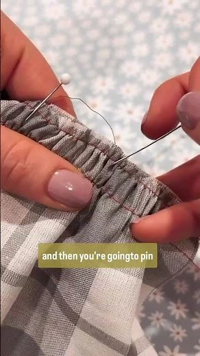 How to sew gathers l Sewing tutorial l How to sew