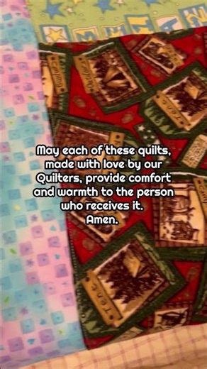Quilter's Blessing | St. Peter Quilt Ministry | #quilt #sew #church #charityquilt #quilting #quilter