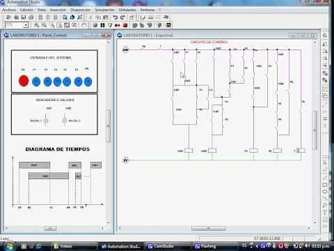 Simulación Automatismos Eléctricos - Automation Studio 5.0.avi