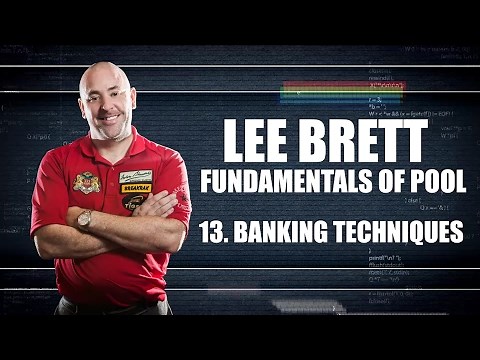 APA - Lee Brett Billiard Instruction Videos - Pool Lesson 13 - Banking Techniques