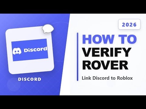 How to Verify Rover for Roblox (link Discord to Roblox) (Full 2026 Guide)
