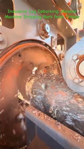 Log disembarking #LogDebarker• #WoodProcessing #TimberIndustry #SawmillLife• #Forestry• #Woodworking