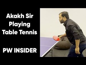 Alakh Sir Randomly Playing Table Tennis in Office | Sir to Player Nikle | PW Insider
