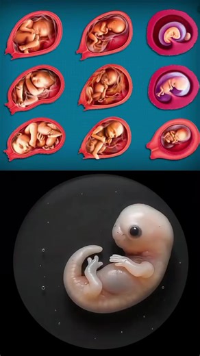 7 Weeks Fetus Development Inside the Womb