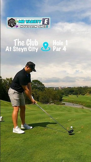 Golfing at Steyn City - Hole 1 ⛳️ | The Club at Steyn City Vlog