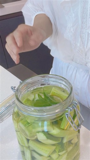 초간단 오이피클🥒 #green #오늘도요리 #cucumber #food #fruit #pickle #오이피클 #초간단요리#간단레시피