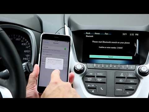 How to Pair iPhone Bluetooth with Chevy Equinox MyLink