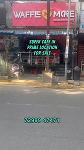 Cafe for sales Prime location 120.Sq ft shop Rent 21 K 2 Laks Advance Freezer Waffle machines Camera Computer Billing machine Table & Chairs Rs puram DB Road Exactly Sambamtham road Owner no: 72999 47471 For more information Contact RentZay 8489666566 Thank You 🙏 #rentalproperty #shopforsale #restaurant #hotelforsale #propertyforsale rental | RentZay.com