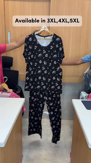 FABRIC STORE on Instagram: "Buttery soft 🪶 Lightweight ⛱️ Summer friendly Let’s enjoy lounging in comfort all day, every day ☀️ ⸻ Collection: T-shirt & Palazzo Co-ords Fabric: Spun Cotton Offer: Buy 1 @ ₹520/- (Free Shipping!) 🚚💨 ⸻ T-shirt 👕 Length: 26.5 inches 📏 Chest: 3XL – 44 inches 4XL – 46 inches 5XL – 48 inches Palazzo 🩳 Free size – Hip up to 50 inches 🎀 Elastic waist with tie-strings 📏 Length – 39 inches ⸻ 🛒 To order: Send a screenshot of your favourite outfit 💬 or shop directly