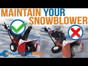6 Quick Tips for Maintaining Your Snowblower | eReplacementParts.com