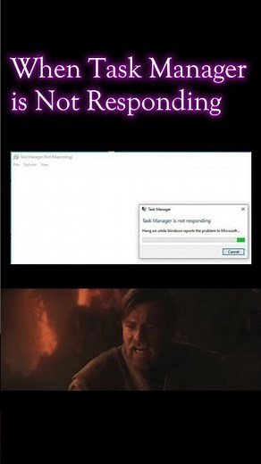 When Task Manager Stop Responding #windows #taskmanager