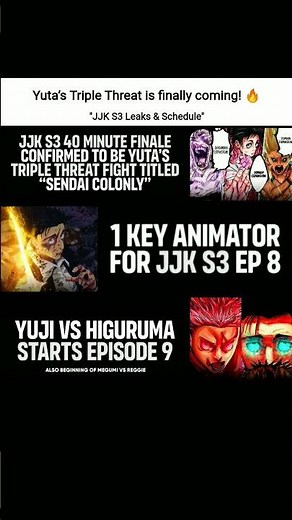 MAPPA is going all out for Yuta's Triple Threat! #jjk #jjkseason3 #jjkgame #jujutsukaisen #fyp #news