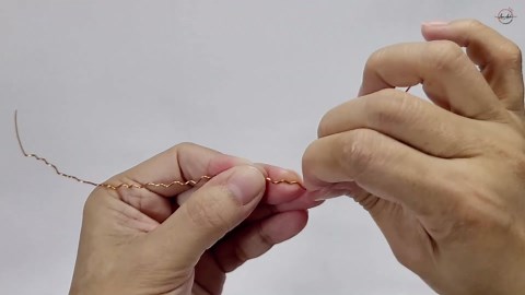 Minimalist wave ring tutorial | Easy wire jewelry making 1128