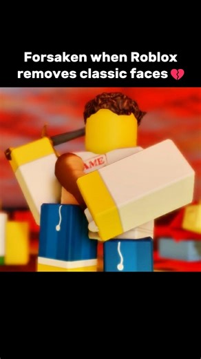 Forsaken when Roblox removes classic faces 💔 #roblox #forsaken