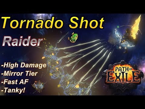 [3.22] The Best Tornado Shot Build (Destroy End Game) - Path of Exile