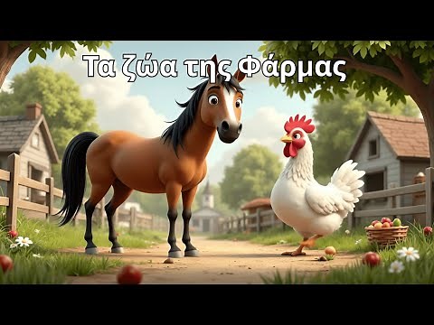Τα ζώα της Φάρμας - Παιδικό Τραγούδι - Ελληνικά