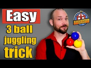 Learn your first 3 ball juggling trick, the Half Shower [Beginners tutorial]