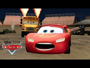 Miss Fritter vs Lightning McQueen | Cars Movie Remake | BeamNG.drive